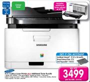 Samsung 4-In-1 Colour Laser Printer Plus Additional Toner Bundle CLX-3305FW-Per Bundle