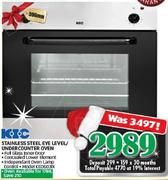 KIC 596mm Stainless Steel Eye Level/Undercounter Oven KEO603IX