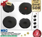KIC 580mm Stainless Steel Hob KHB604IX
