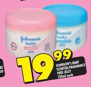 Johnson's Baby Scented/Fragrance Free Jelly-250ml Each