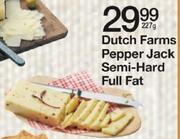 Dutch Farms Pepper Jack Semi-Hard Full Fat-227g