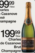 Charles De Cazanove Brut Champagne-750ml