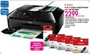 Canon 4-In-1 Colour Inkjet Printer MX924 Plus Ink Bundle-Per Bundle