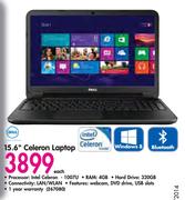 Dell 15.6" Celeron Laptop