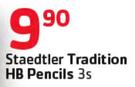 Staedtler Tradition HB Pencils-3's