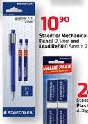 Staedtler Mechanical Pencil 0.5mm And Lead Refil 0.5mmx2