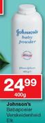Johnson's Babapoeier-400gm