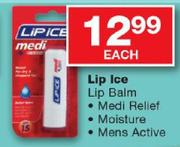 Lip Ice Lip Balm Mens Active Each