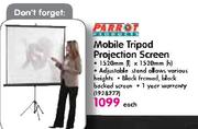 Parrot Mobile Tripod Projection Screen
