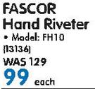 Fascor Hand Riveter-Each