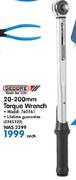 Gedore 20-200mm Torque Wrench-Each
