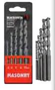 Blacksmith 5 Piece 6.0mm Masonary Drill Bit Set-Per Set