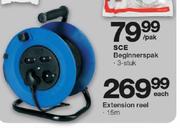 Extension Reel 15m-Each