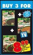 Knorr Soup Packet Assorted-3's