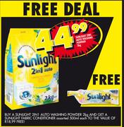 Sunlight 2-In-1 Auto Washing Powder-2kg