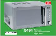 Platinum Digital Microwave With Mirror Finish-20L Each 