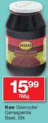 Koo Gesnyde/Gerasperde Beet-780g