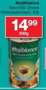 Hojiblanca Gevulde Olywe Verskeidenheid-300g