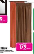Sheraton Polysilk Lined Curtain-230x218cm Per Drop