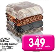 Aranda Belfiore Finesse Blanket-Each