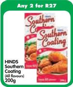 Hinds Southern Coating (All Flavours)- 2 x 200g