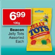 Beacon Jelly Tots Assorted-100g Each