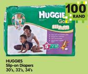 Huggies Slip On Diapers 30's,32's,34's