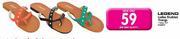 Legend Ladies Studded Thongs (Sizes: 3-8) - Per Pair