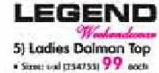 Legend Ladies Dalman Top-Each