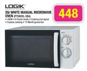 Logik White Manual Microwave Oven-20Ltr(P70H20L-SEA)