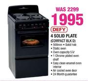 Defy 4 Solid Plate(COMPACT BLK D)