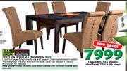 H&H Collection 7 Piece Italia / Chelsea Diningroom Suite