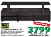 H & H Collection Lexus Entertainment Unit