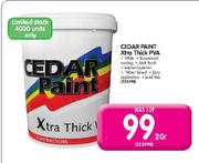 Cedar Paint Xtra Thick PVA-20L