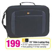 15" Slim Laptop Bag