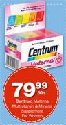 Centrum Materna Multivitamin & Mineral Supplement For Women-30's