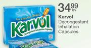 Karvol Decongestant Inhalation Capsules-10's