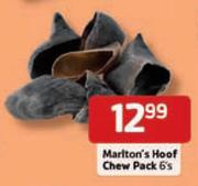 Marlton's Hoof Chew Pack-6's