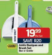 Addis Dustpan and Brush Set-Per Set