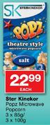 Ster Kinekor Popz Microwave Popcorn-2x85gm/3x100gm