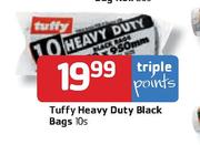 Tuffy Heavy Duty Black Bags-10's Each