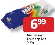 Maq Green Laundry Bar-500g Each