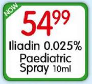 Iliadin 0.025% Paediatric Spray-10ml
