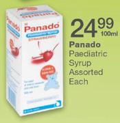 Panado Paediatric Syrup Assorted-100ml Each