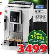 Delonghi Cappuccino Machine-ECAM23.210 SL/WH