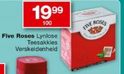 Five Roses Lynlose Teesakkies Verskeidenheid-100's