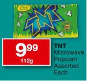 TNT Microwave Popcorn Assorted-112g Each