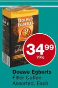 Douwe Egberts Filter Coffee Assorted-250g Each