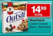 Heartland Oatsli Cereal Bars Assorted-6x30g