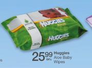 Huggies Aloe Baby Wipes-64's